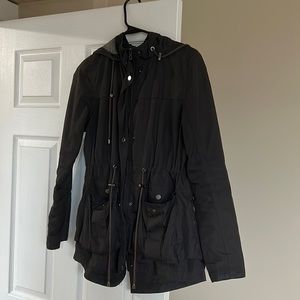 Merona women’s raincoat size S gray